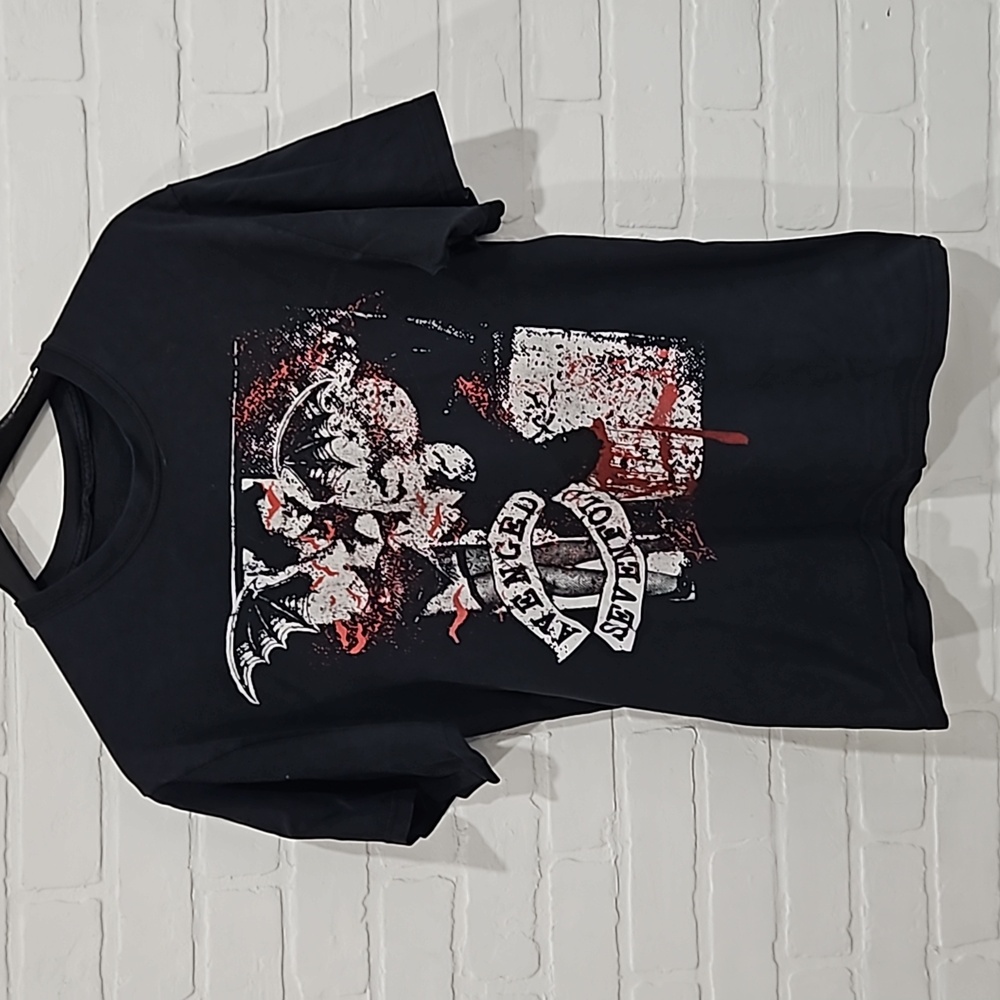 2/$10 Avenged Sevenfold faded tee